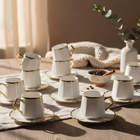 Coffee Cup Set 12 Pieces